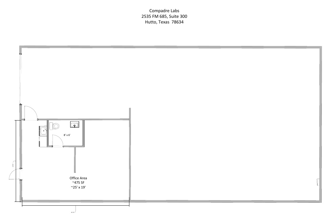 2535 Business Center — Suite 300 — Floor plan